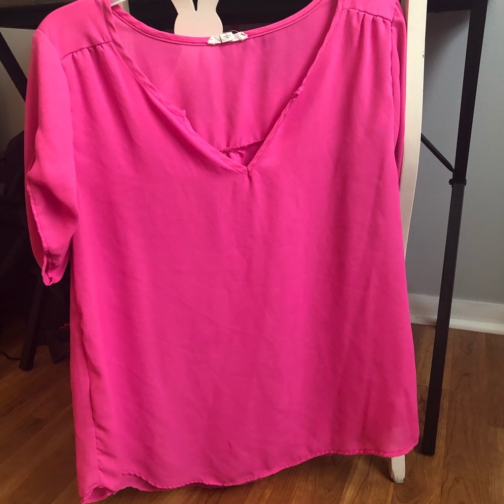 Summer short sleeve blouse